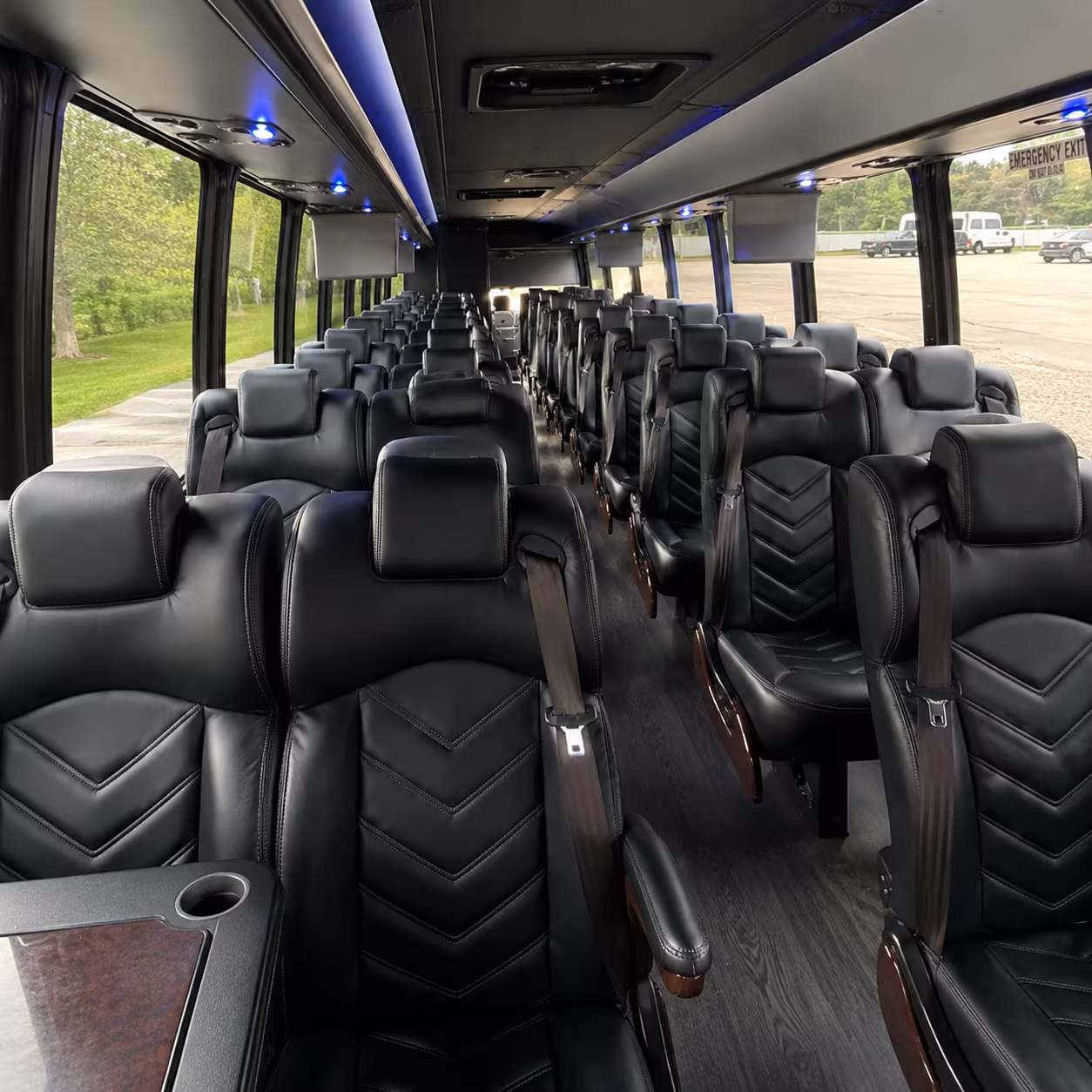 perris concert transportation onboard seating