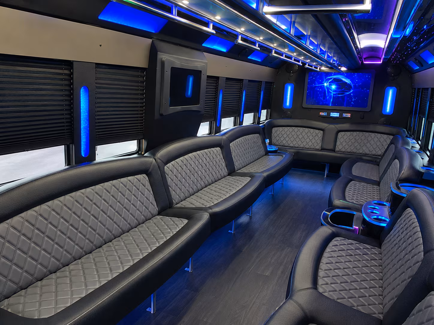 perris holiday party bus rental