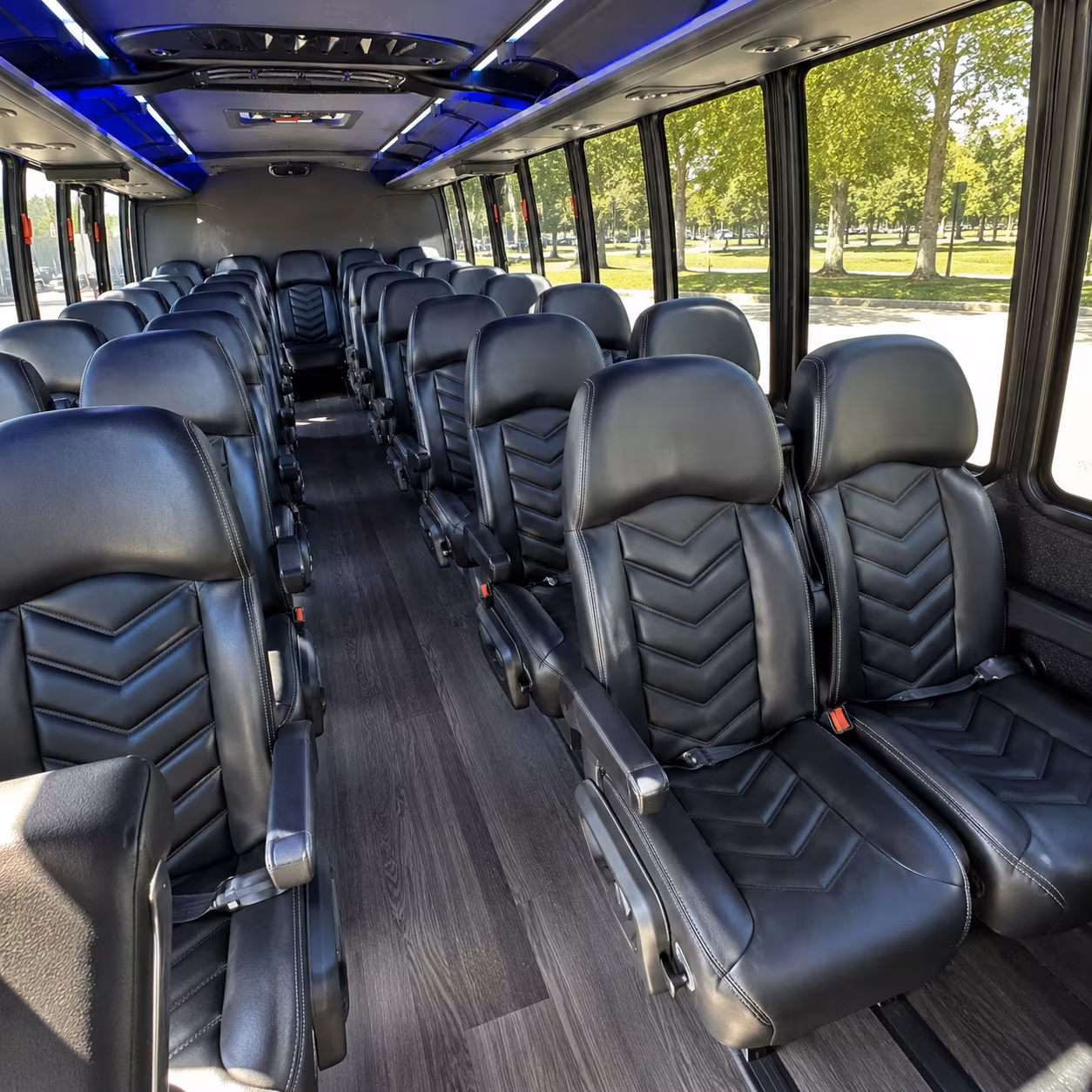 perris long distance transportation onboard seating